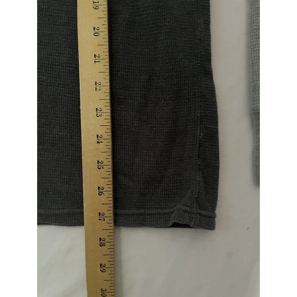 Polo Ralph Lauren Thermal Pullover Shirt Men's Size Medium Gray Long Sleeve
